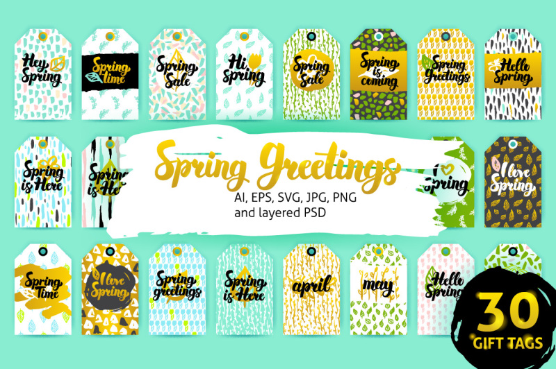 Download Spring Gift Tags Download Free Svg Files Creative Fabrica PSD Mockup Templates