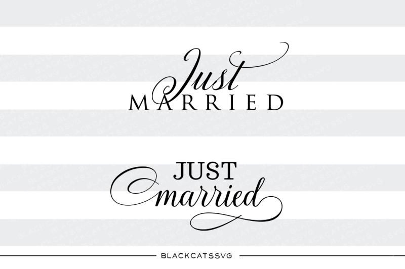 Just Married Svg Files Design Best Free Svg Icon