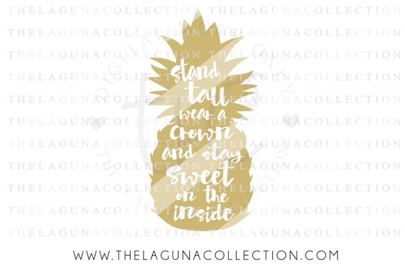 Download Free Stand Tall Wear A Crown Be A Pineapple Svg Pineapple Svg Crafter File Download Free Svg Files Design Cricut SVG, PNG, EPS, DXF File