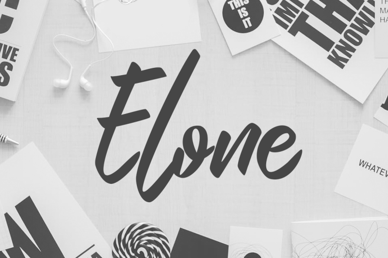 Free Elone Script Fonts