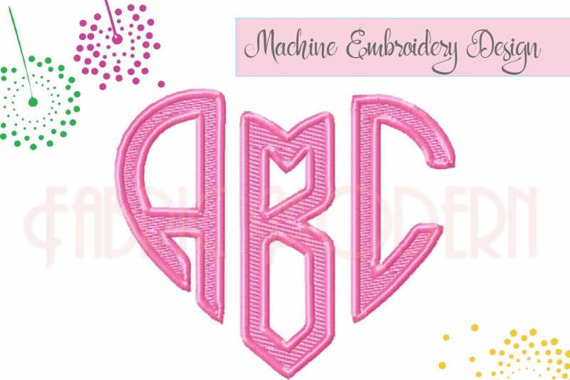 Download Free Heart Monogram Three Letter Monogram Heart Monogram Font Crafter File Free Svg File