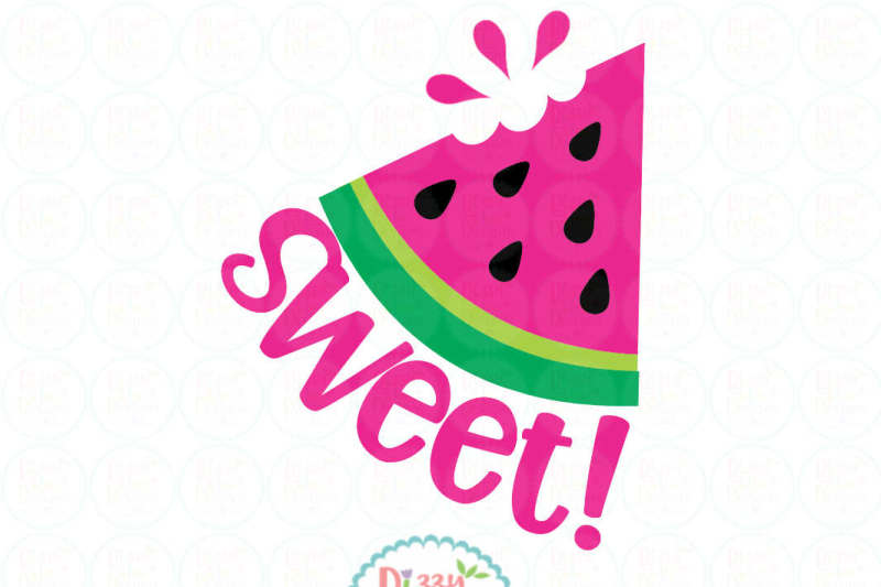 Download Free Sweet watermelon SVG EPS DXF PNG - cutting file ...