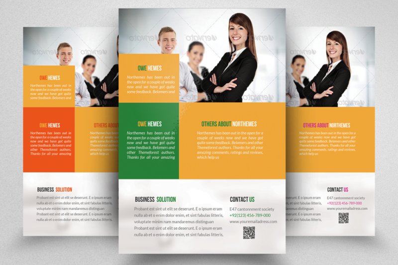 Corporate Business Flyer By Designhub | TheHungryJPEG