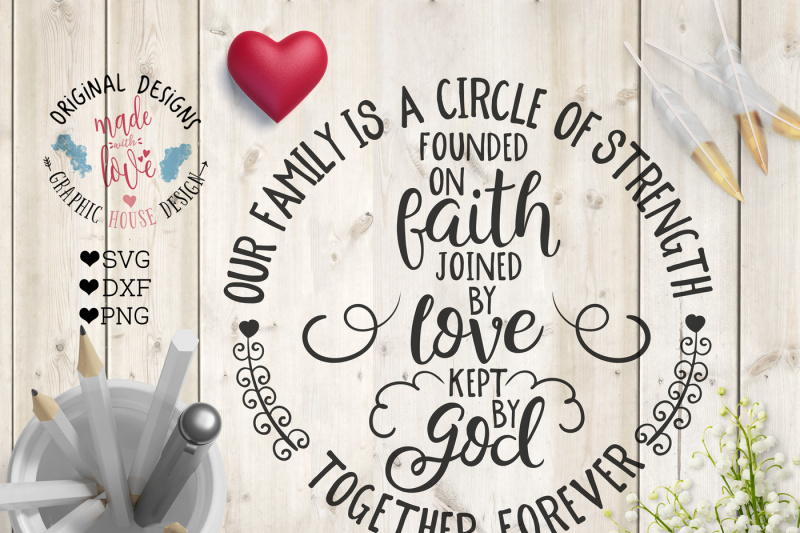 Download Free Our Family Is A Circle Of Strength Cutting File Crafter File Free Download Cut Files Svg Png Dxf