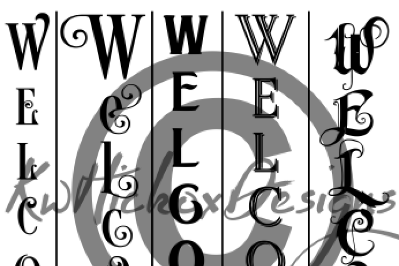 Free Vertical Welcome Svg For Cricut
