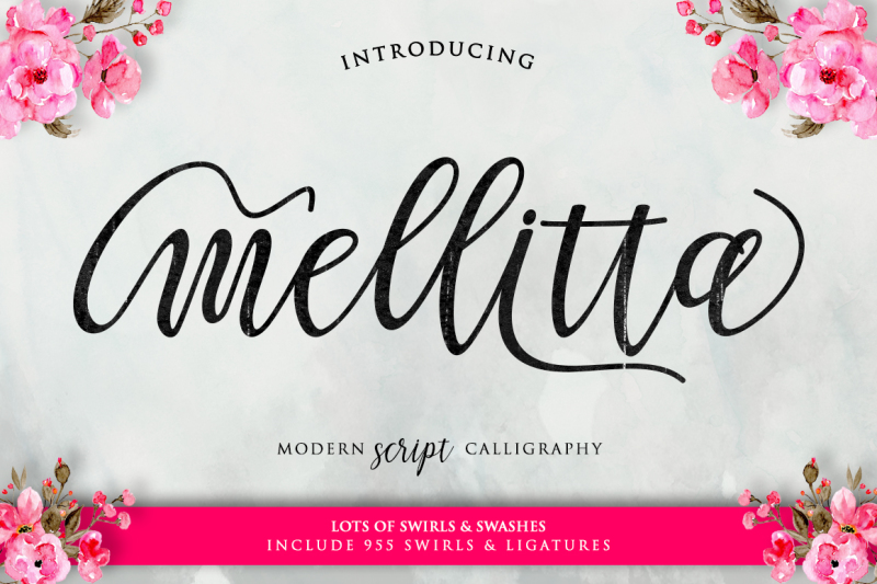 Mellita Script By bexxtype | TheHungryJPEG