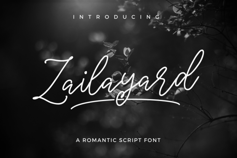 Free Zailayard Script Fonts