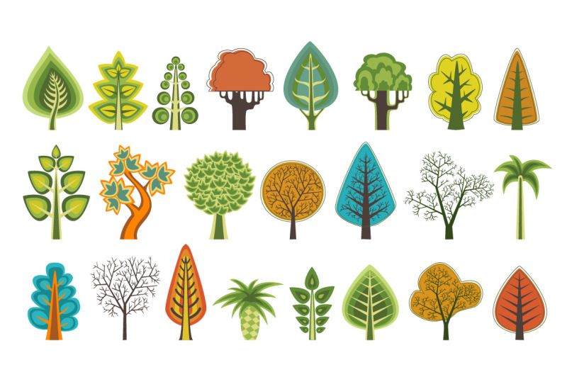 Download Tree Vector Clipart Download Free Svg Files Creative Fabrica SVG Cut Files
