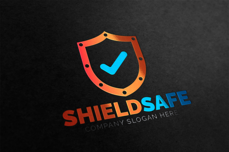 Shield Safe Logo By eSSeGraphic | TheHungryJPEG