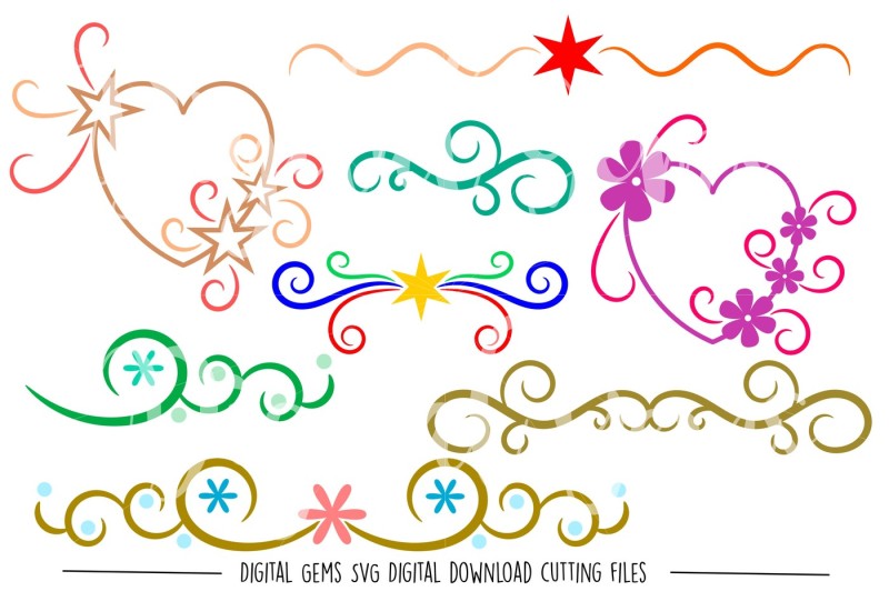 Free Flourish And Heart Svg Dxf Eps Png Files Crafter File All New Free Svg Cut Quotes Files