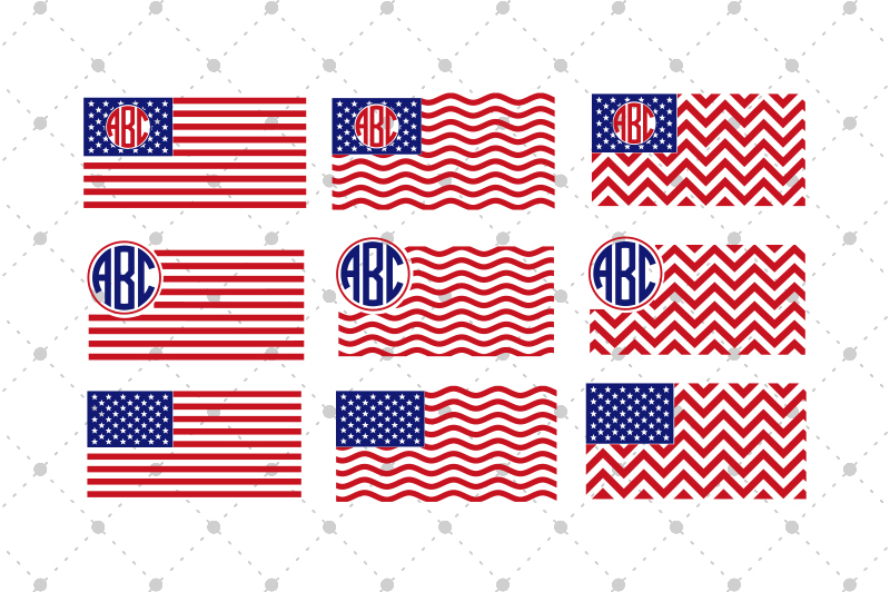 American Flag Files By Svg Cut Studio Thehungryjpeg