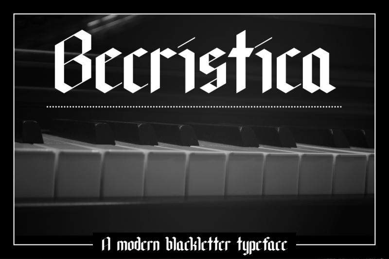 Becristica Blackletter Font By Becris Thehungryjpeg Com