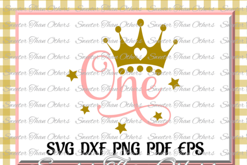 Download First Birthday SVG, one Birthday cut file, girl Dxf ...