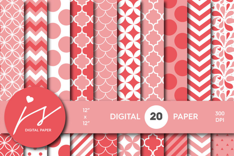 Pink digital paper with stripes, polka dots,chevron, mermaid and triangle patterns, MI-479 By JS Digital Paper | TheHungryJPEG pink-digital-paper-with-stripes-polka-dots-chevron-mermaid-and-triangle-patterns-mi-479-by-js-digital-paper-thehungryjpeg