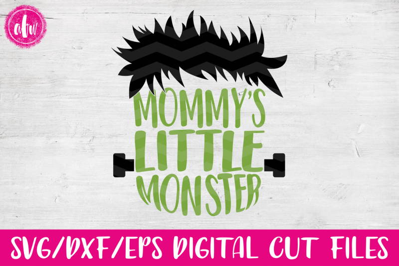 Free Mommy S Little Monster Svg Dxf Eps Cut File Crafter File Free Svg Images