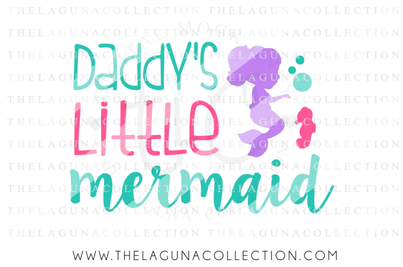 Download Free Daddy S Little Mermaid Mermaid Svg Beach Svg Summer Crafter File PSD Mockup Templates