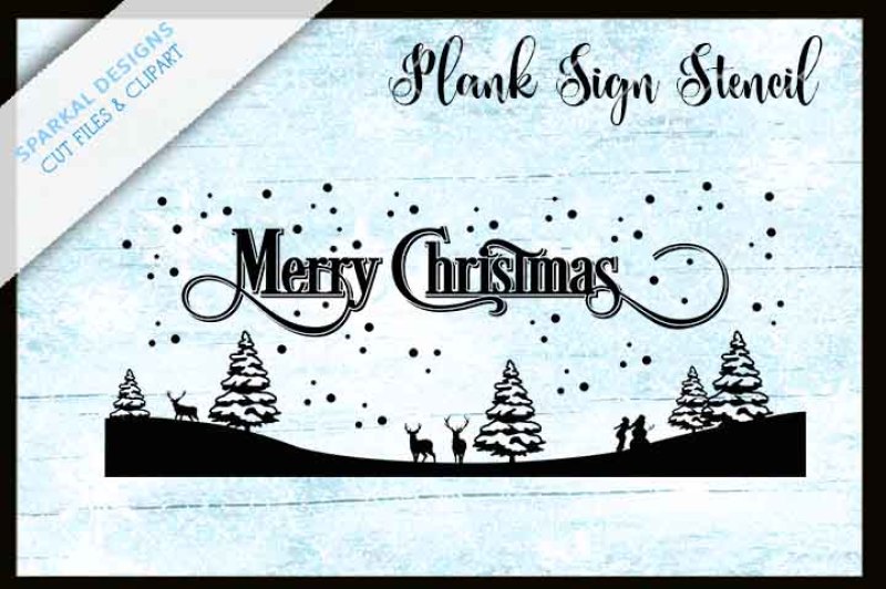 Christmas Snow Scene Svg Dxf Eps Png By Sparkal Designs Thehungryjpeg Com