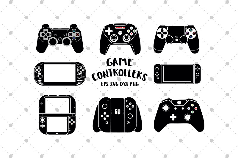 Game Controller Svg Video Gamer Svg Controller Gamer Svg Cutting File  Gaming Png Clipart Image Game Controller Dxf Cut File 