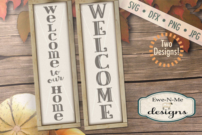 Download Welcome SVG Bundle - Vertical By Ewe-N-Me Designs ...