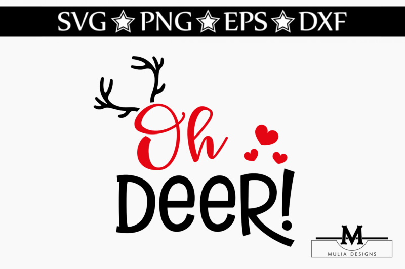 Download Free Oh Deer Svg Crafter File