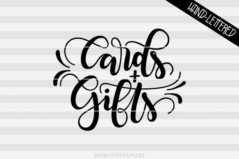 Cards And Gifts Free Printable Svg File