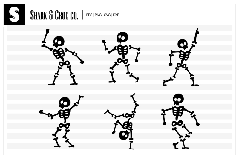 Download 'Dancing Skeletons' cut files By Shark&Croc co ...
