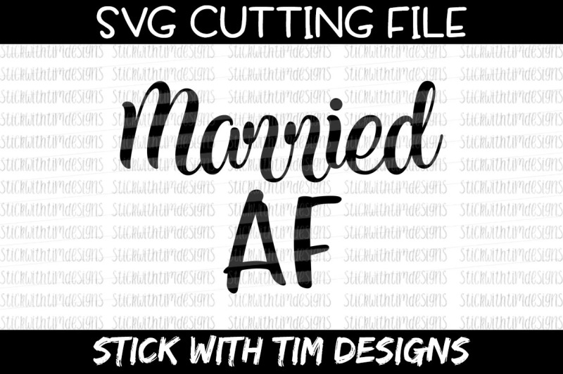 Free Married AF - SVG Cut File - Cricut