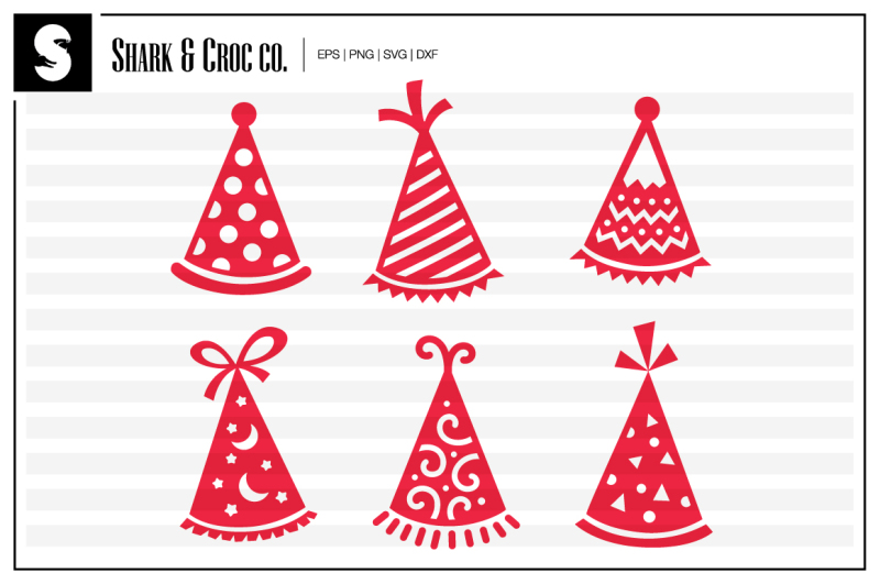 Download Free 'Party Hats' cut files Crafter File - Free SVG Cricut ...