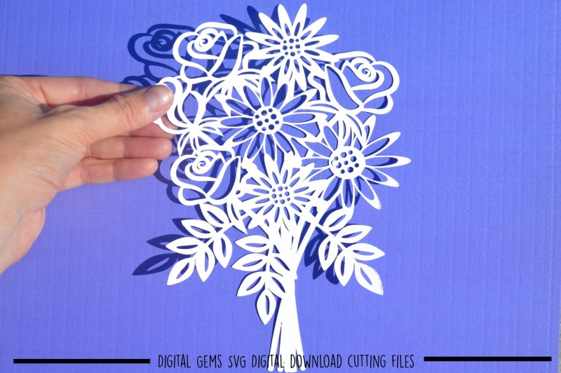 Free Flower Bouquet Svg Dxf Eps Files Crafter File Free Svg Files For Your Cricut Or Silhouette