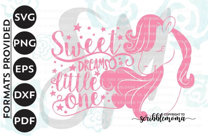 Free Free 232 Sweet Dreams Little One Svg SVG PNG EPS DXF File