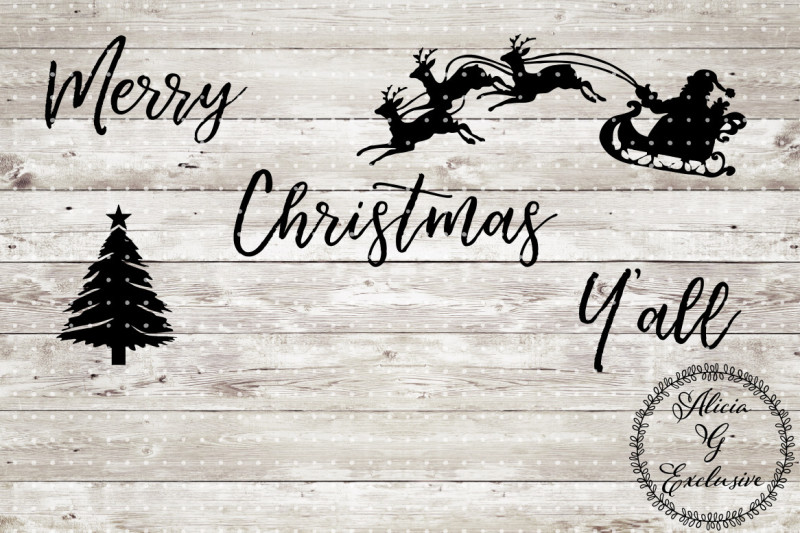 Download Merry Christmas Y All PSD Mockup Templates