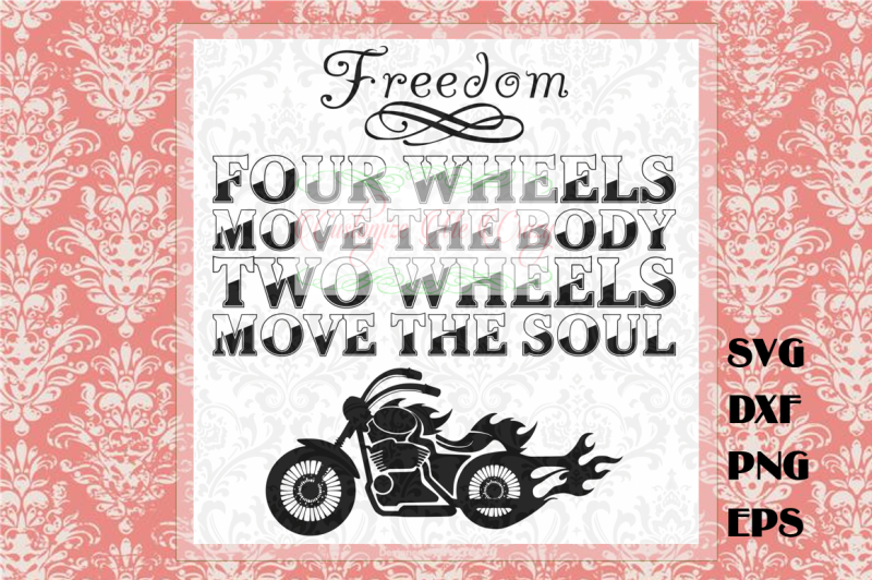 Download Free Motorcycle Freedom Crafter File Download Free Svg Files For Silhouette Cameo And Cricut SVG Cut Files
