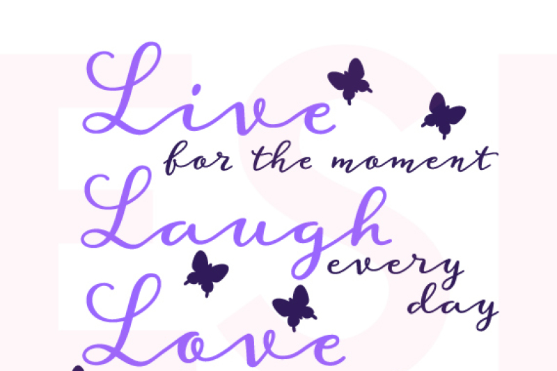 Download Free Live Laugh Love Quote Design Svg SVG Cut Files