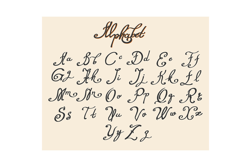 Handwritten Alphabet By Olena1983 | TheHungryJPEG