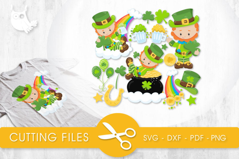 Download Lucky Leprechauns SVG, PNG, EPS, DXF, cut file - Download ...
