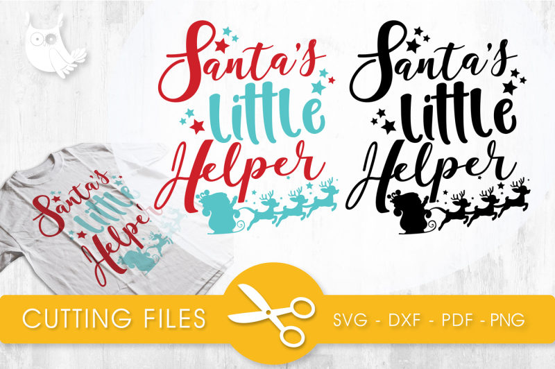 Download Free Santa S Little Helper Svg Png Eps Dxf Cut File Crafter File