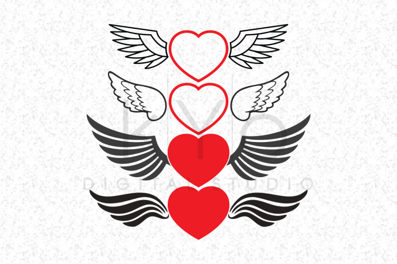 Download Free Love Heart With Wings Svg Files Valentines Day Svg Files For Cricut Crafter File The Best Svg Free Cut Files Great Design PSD Mockup Templates