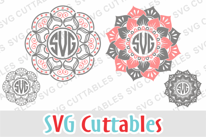 Free Free 135 Monogram Flower Mandala Svg SVG PNG EPS DXF File