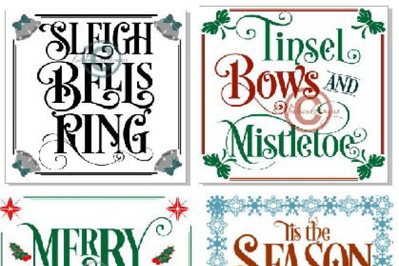 Download Free Christmas Sign Svg Glass Block Svg Christmas Bundle Svg Eps Dxf Crafter File Free Svg Quotes Download Files