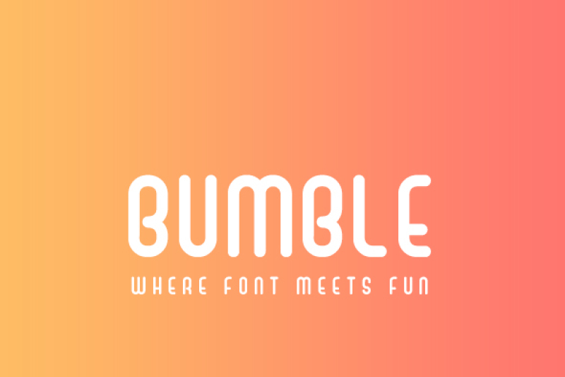Bumble Fun Sans Serif Font By Cd Thehungryjpeg Com