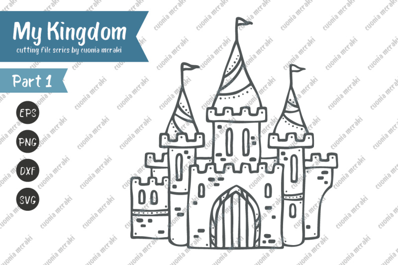 Download Free Charming Palace Castle Cutting File My Kingdom Series Crafter File