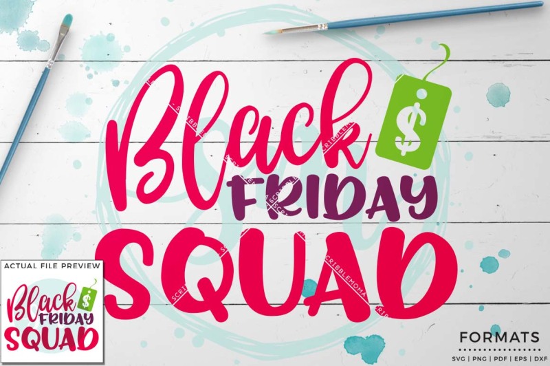 Download Free Free Black Friday Squad Svg Small Commercial Use Svg Instant Download Crafter File PSD Mockup Template