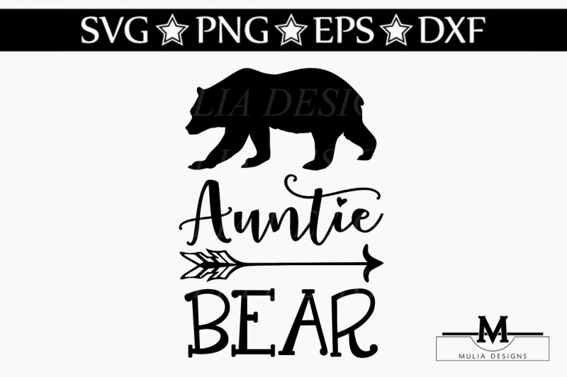 Download Auntie Bear SVG By Mulia Designs | TheHungryJPEG.com