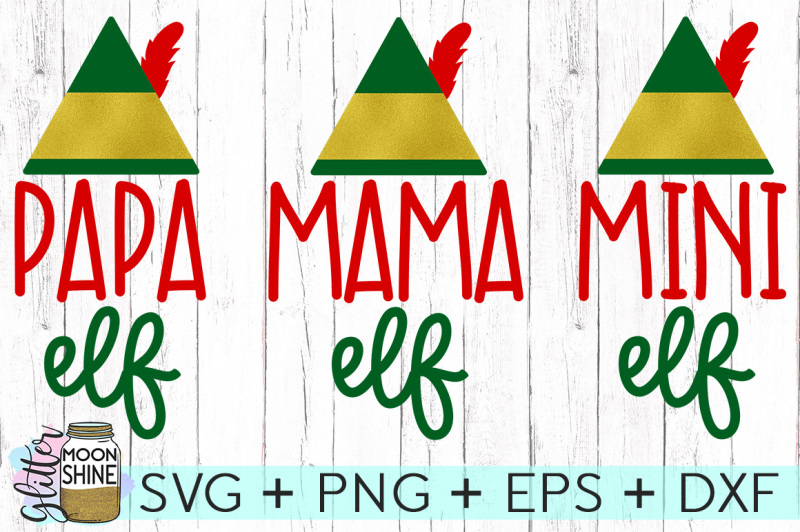 Download Free Elf Family Bundle Svg Png Dxf Eps Cutting Files Crafter File