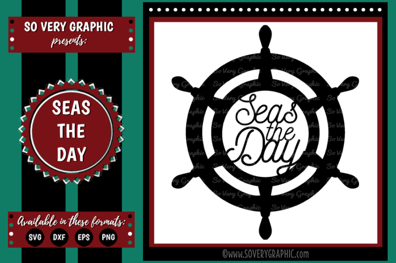 Free Seas The Day Cutting File Svg Eps Dxf Png Crafter File All Free Nightmare Before Christmas Svg Files Download