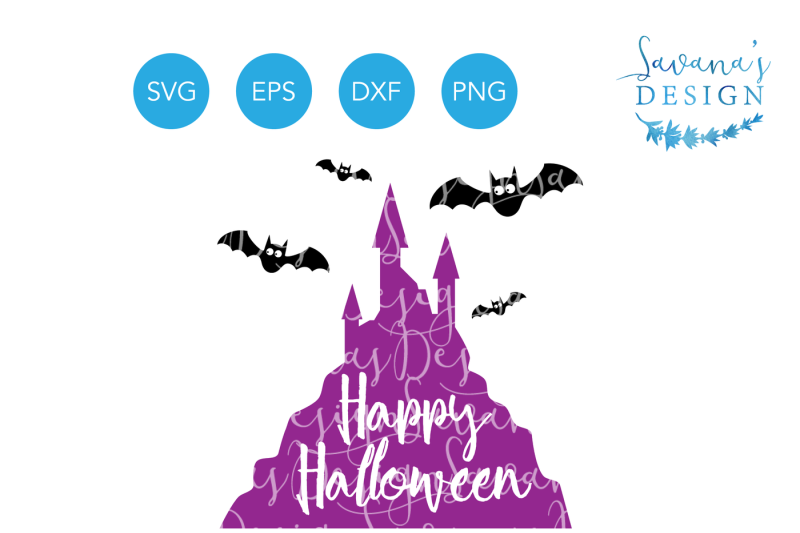 Download Free Happy Halloween Svg Halloween Svg Castle Svg Bats Svg Áhalloween Clipart Halloween Eps Halloween Dxf Halloween Png Crafter File