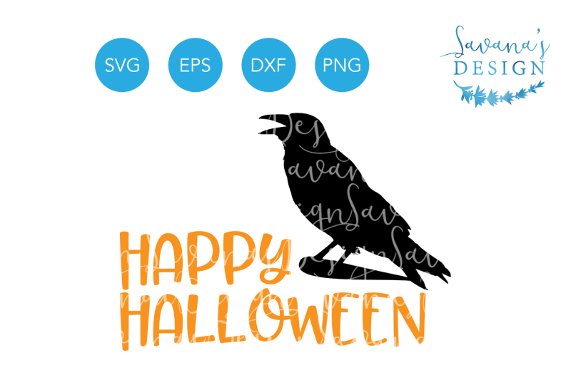 Download Free Happy Halloween Svg Raven Svg Crow Svg Halloween Svg Áhalloween Clipart Halloween Eps Halloween Dxf Halloween Png Crafter File