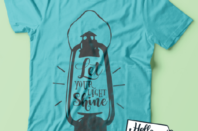 Let Your Light Shine Svg By Hello Crafter Thehungryjpeg Com