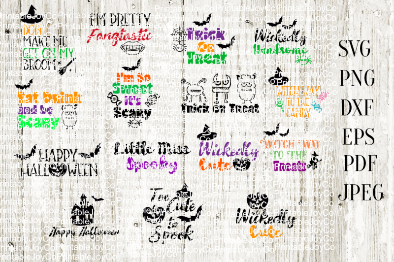 Download Free Halloween Svg Cutting File Bundle Halloween Clipart Instant Download Crafter File