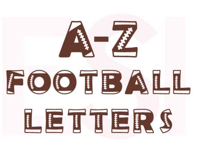 Sports Football Alphabet Svg Dxf Png Eps By Esi Designs Thehungryjpeg Com